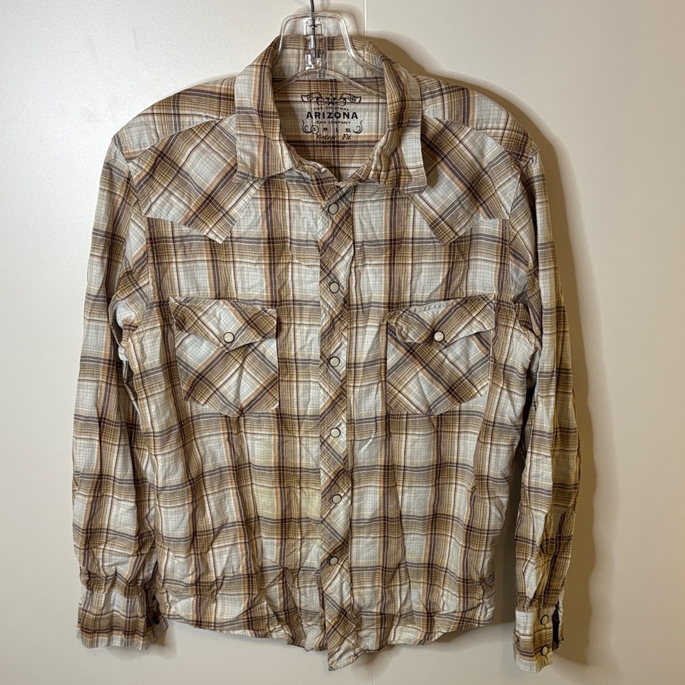 Arizona Jean Company Vintage Plaid Shirt